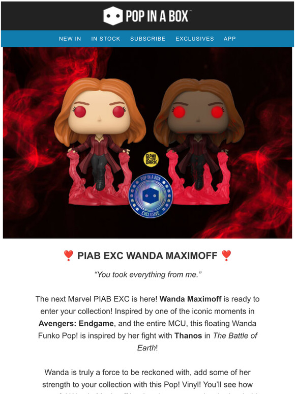 wanda maximoff pop in a box exclusive