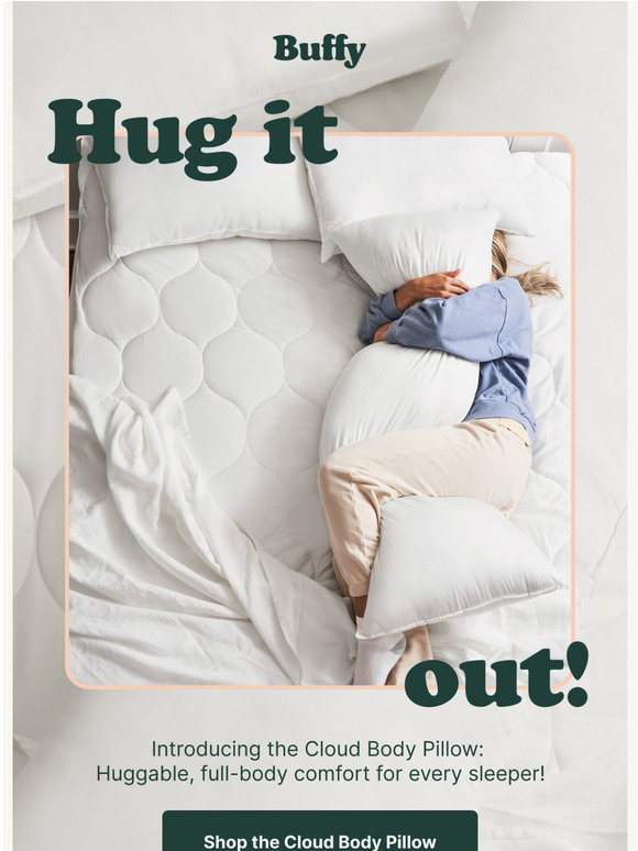 triple cloud body pillow