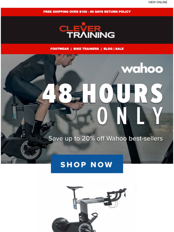 2-Day Sale: Up to 20% off WAHOO