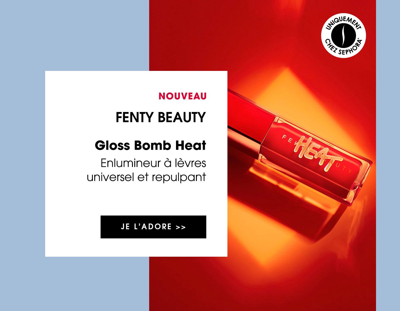 FENTY BEAUTY Gloss Bomb Heat - Enlumineur à lèvres universel et repulpant | JE L’ADORE >>