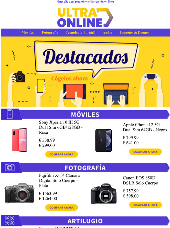 Eleccin del editor de esta semana ( Apple iPhone 12, Fujifilm X-T4, Canon EOS 850D ... )