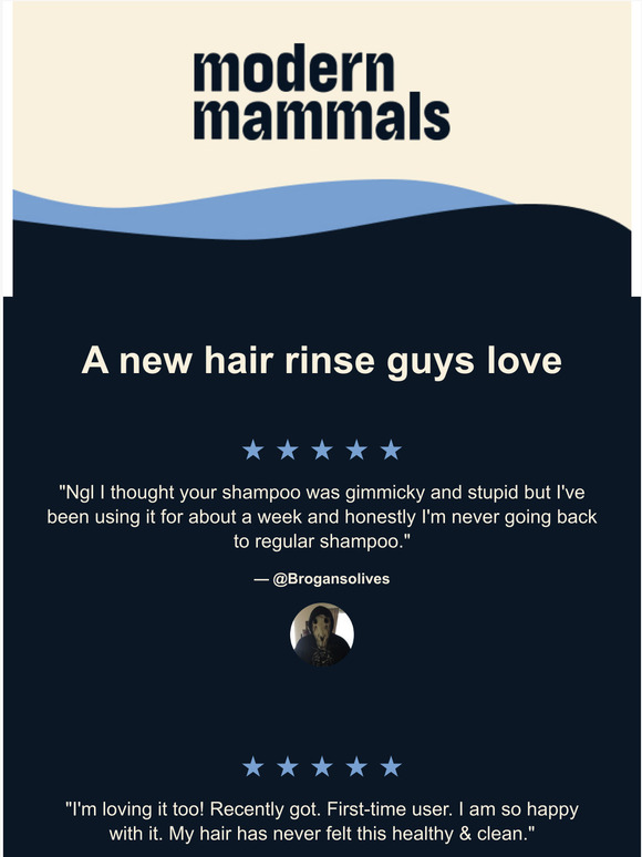 Modern Mammals This stuff might just change your day. Milled