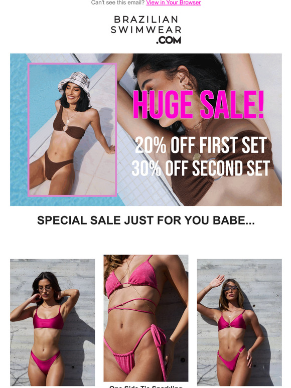 Dont Miss The Summer Sale! 20% OFF Your First Set - 30% OFF Your Second Set!