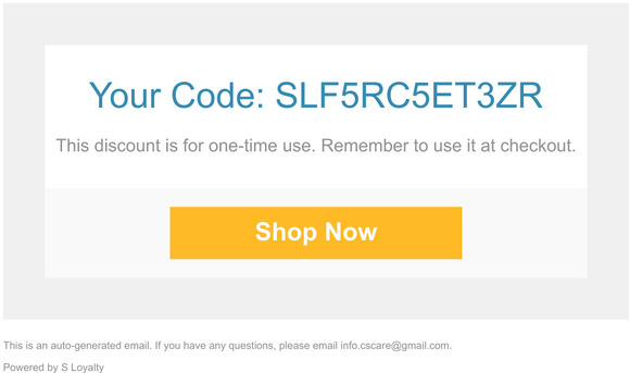 Here is your coupon for Cosmetic Love