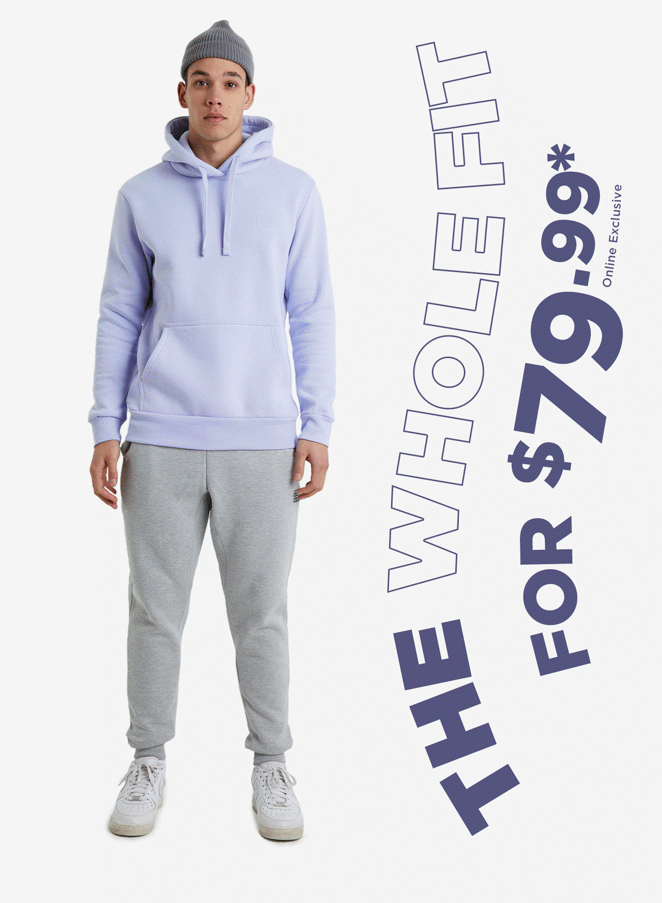 Hoodie + Track Pants \u003d FREE BEANIE 