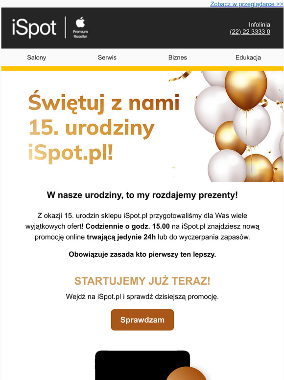 Urodzinowe promocje na iSpot.pl ...czas start!