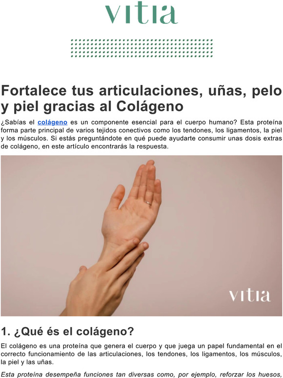 [-20%] Colgeno: Fortalece tus articulaciones, uas, pelo y piel