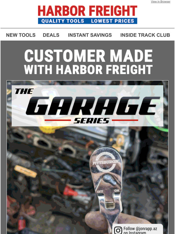 Harbor Freight Tools Customer Made With Harbor Freight Milled