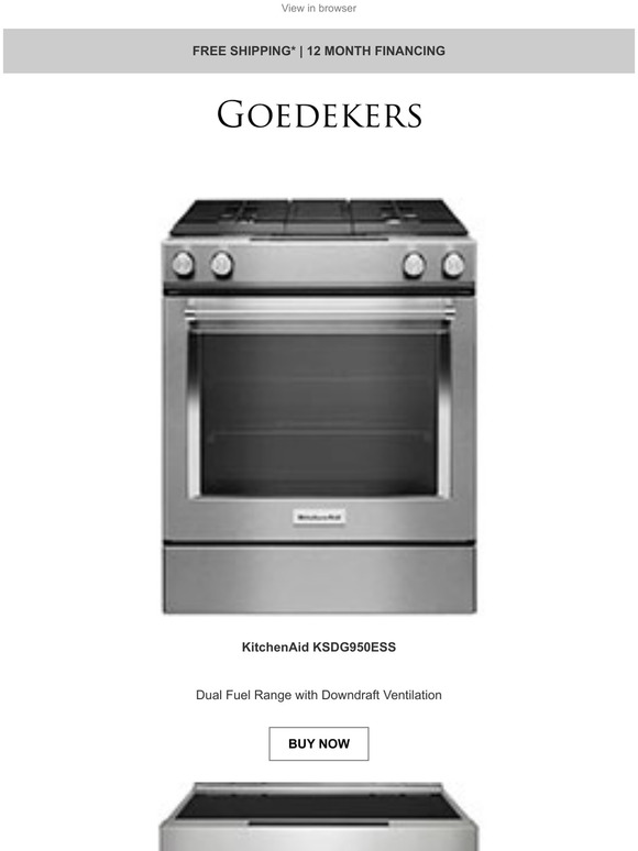 KitchenAid Summer Clearance Deals! Save Up to $1500!
