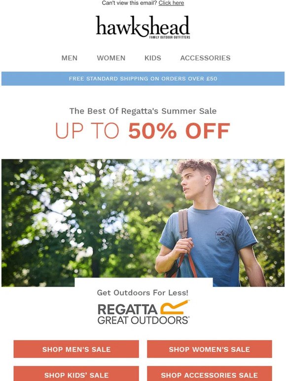 The Regatta Summer Sale | Save Up To 50%