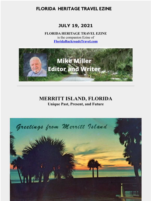 Florida Heritage Travel, July 19, 2021 - Merritt Island