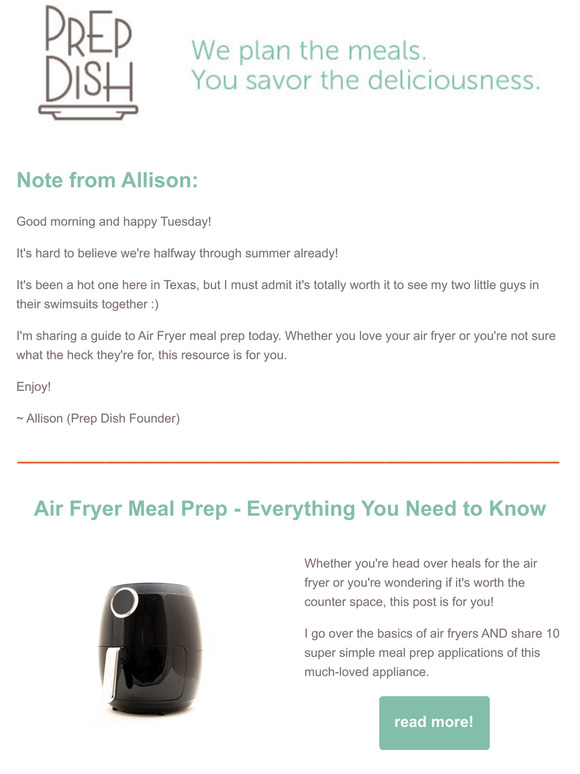 Air Fryer Meal Prep