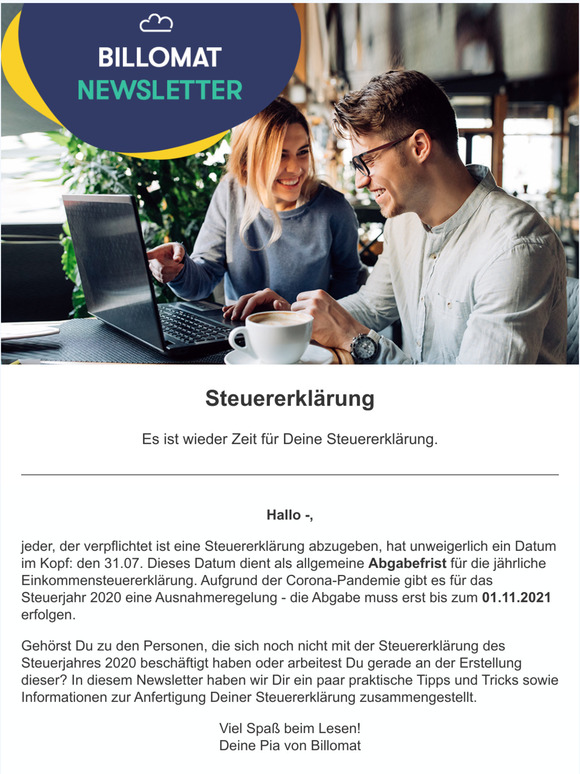 Es ist wieder soweit: Die Steuererklrung steht vor der Tr