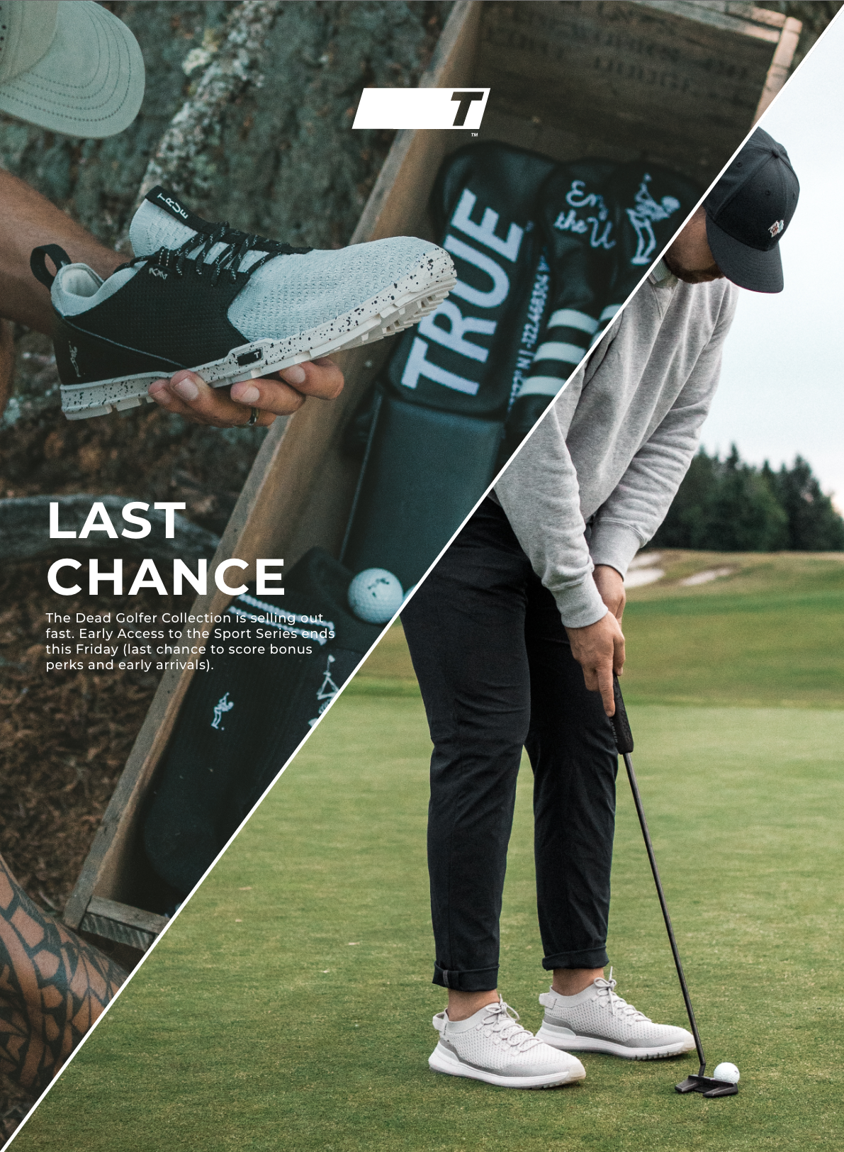 True Linkswear Sport Series Dead Golfer Last Chance Milled