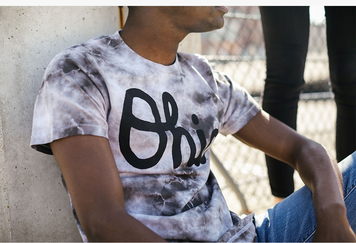 Script Ohio Tie-Dye Tee from Homage. | Tie-Dye | Vintage Apparel from Homage.