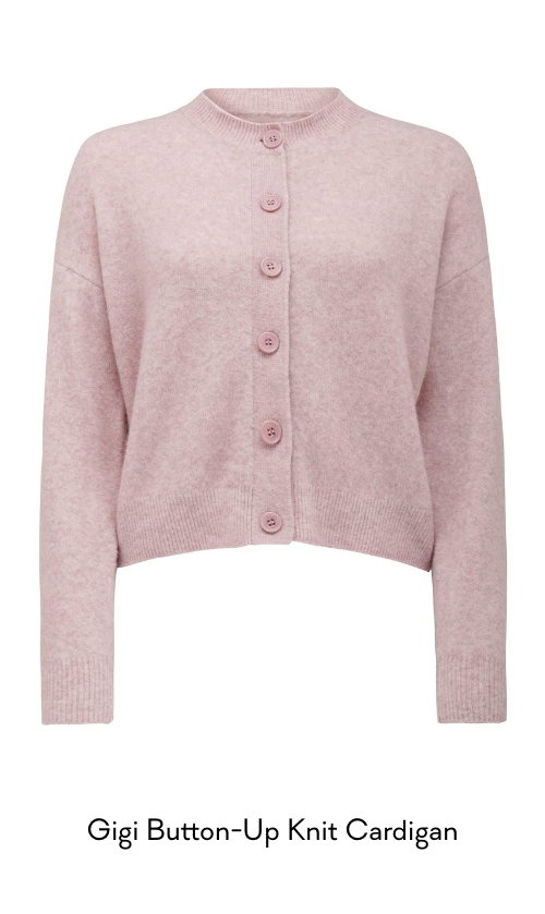 Gigi Button-Up Knit Cardigan