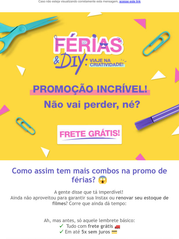 Novos combos de filmes na promo de frias, voc no vai perder, n?