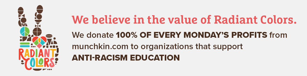 Radiant Colors - 100 Percent of Mondays profits go towards anti racism education