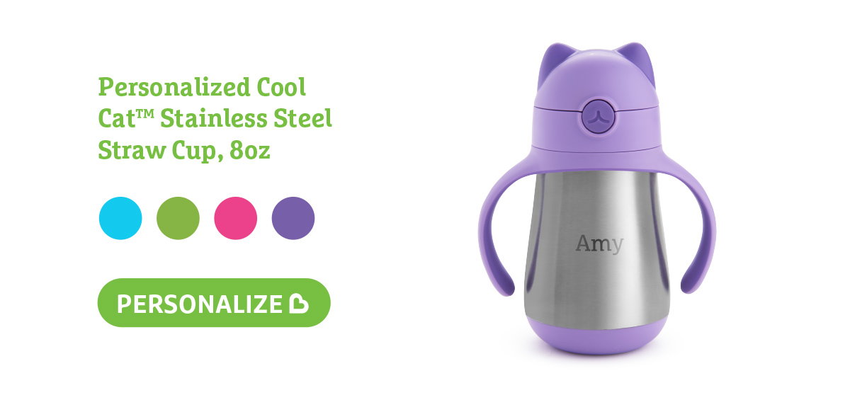 Personalized cool cat cup