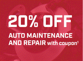 20% OFF AUTO MAINTENANCE AND REPAIR with coupon(1)