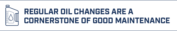 Regular oil changes are a cornerstone of good maintenance