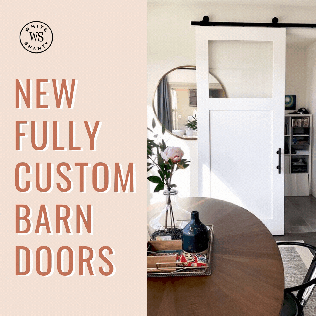 White Shanty BRAND NEW Barn Doors!!!!!!! Milled