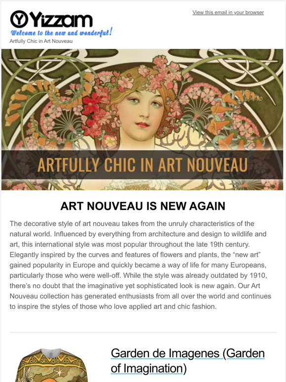 Artfully Chic in Art Nouveau