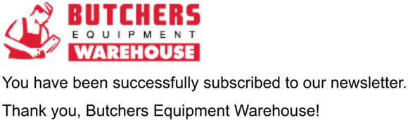 Newsletter subscription success