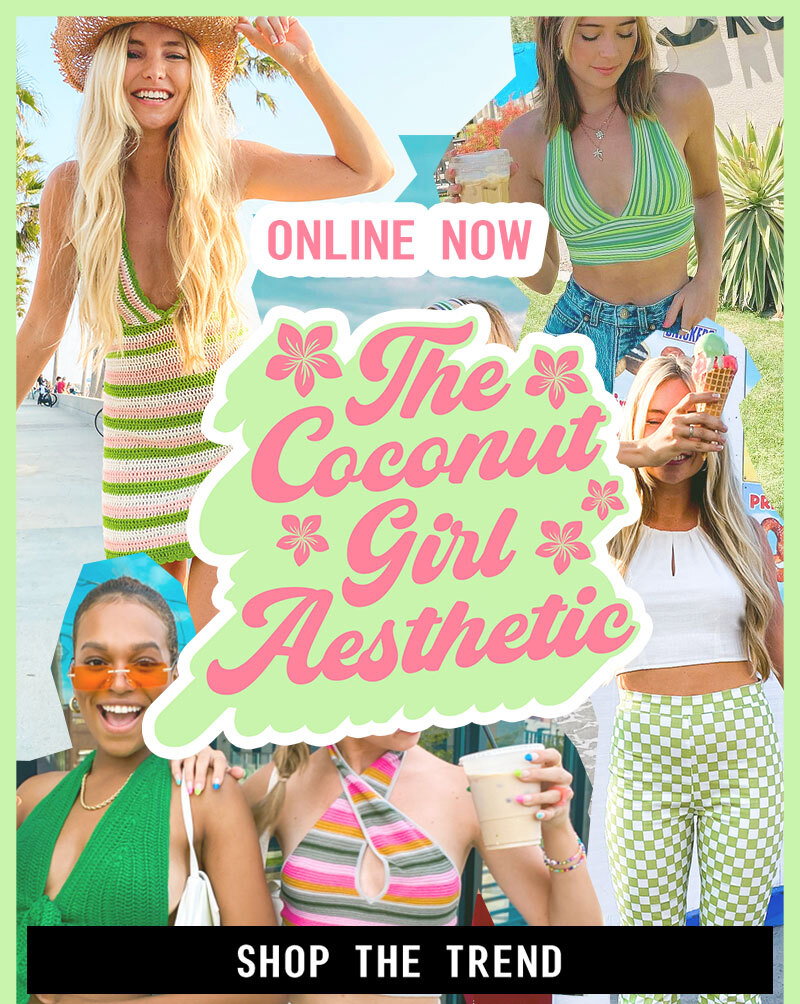 Beginning Boutique TRENDING COCONUT GIRL AESTHETIC Milled