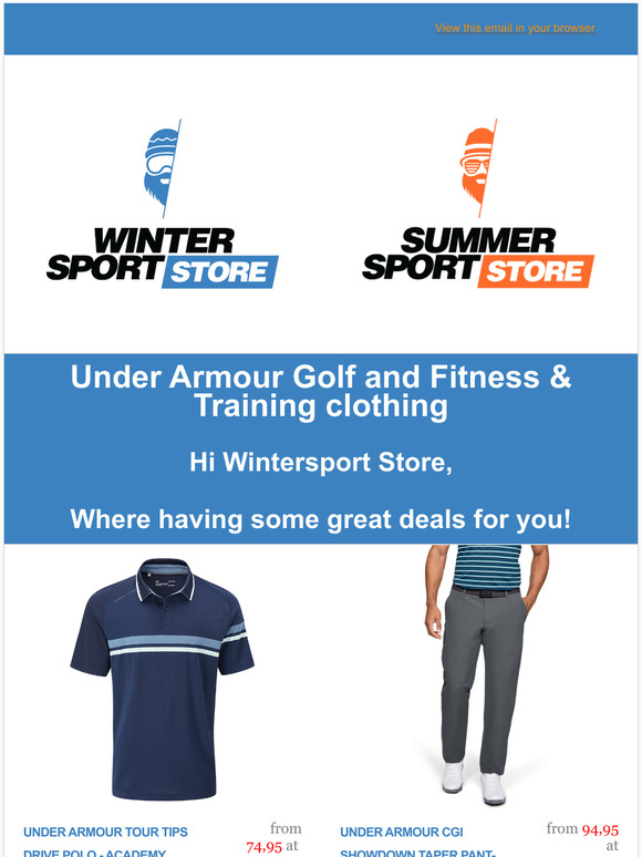 Fitness & training - Under Armour Big discounts