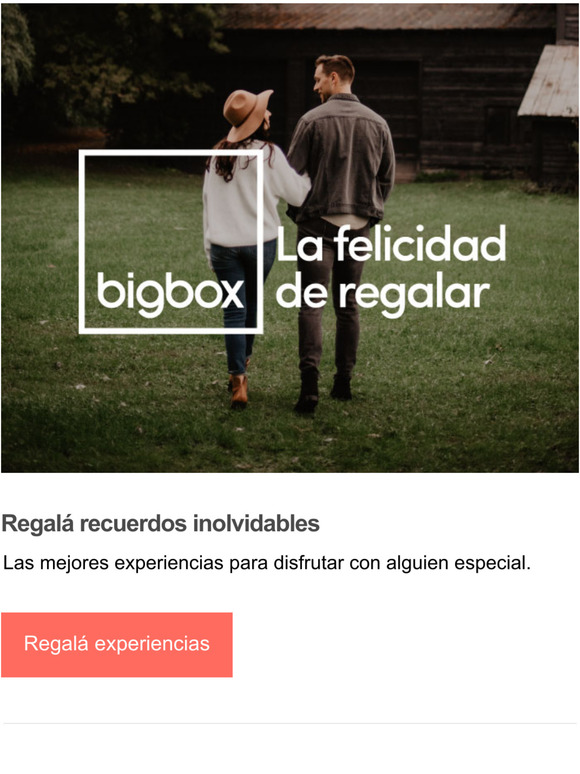 -Y si esta vez regals experiencias nicas?