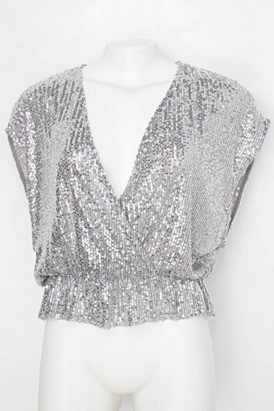 blusas lentejuelas zara