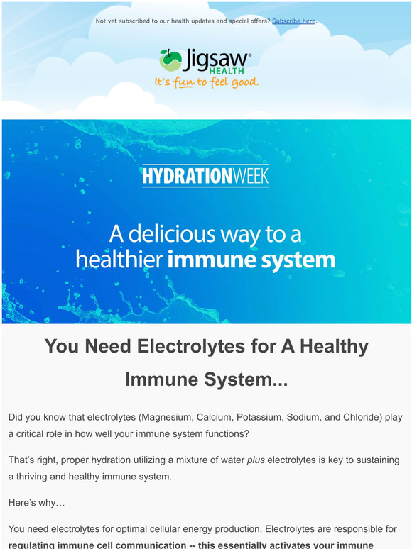A yummy drink for a healthier immune system...