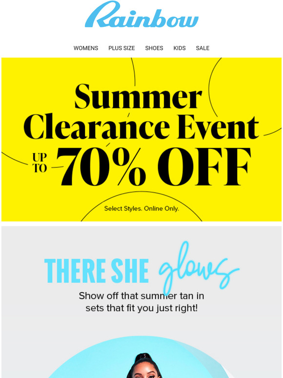 Rainbow Shops SETS from 4.99. These sets will have you glowing! Milled