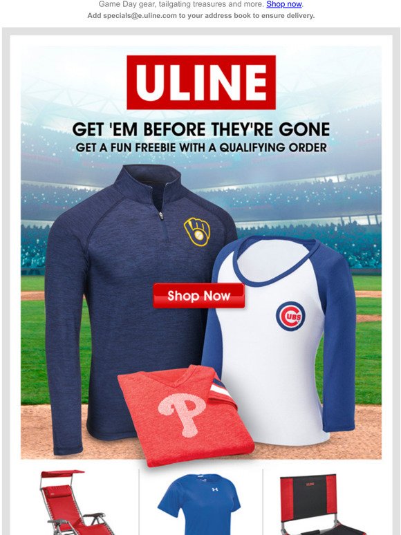 ULINE Two Week Free Shipping Offer Milled