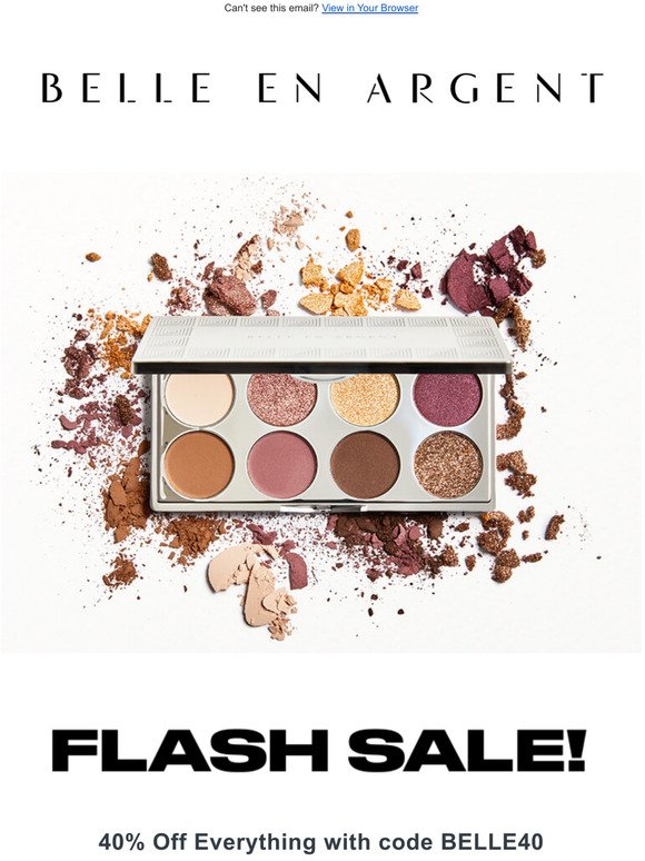 Flash Sale Starts Now! Take 40% Off