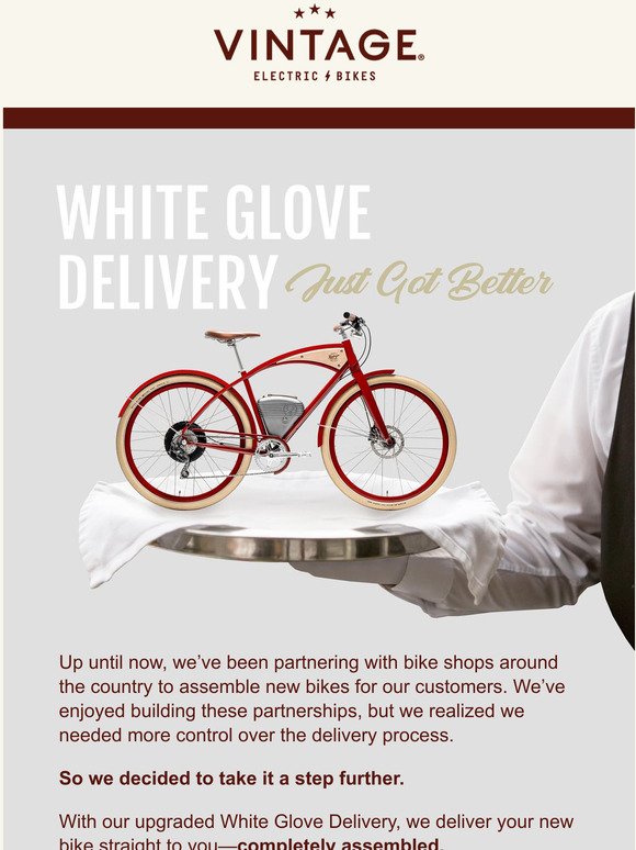 Next-level White Glove Delivery is here