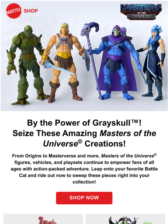 Celebrate Masters of the Universe on Netflix with action-packed figures!