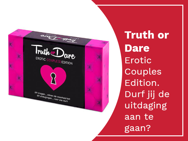 Truth or Dare, Couples edition. Spel met uitdagende vragen en opdrachten.