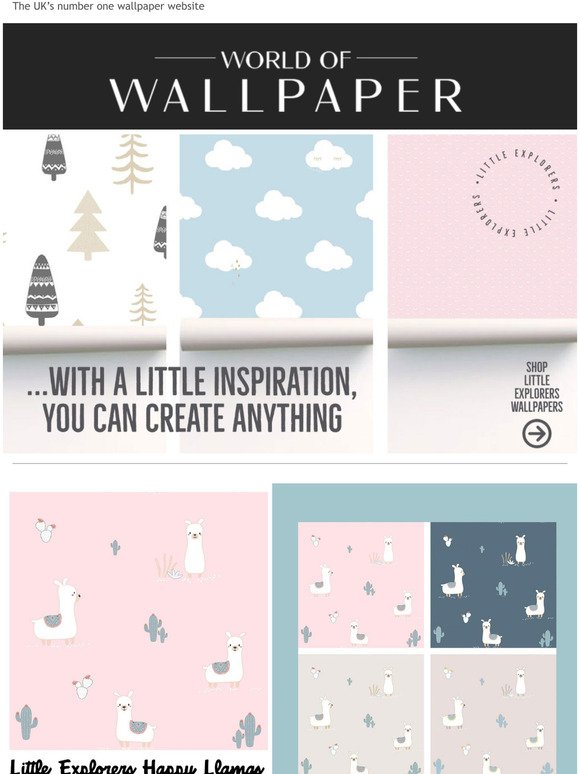 New Brand! Little Explorers wallpapers for nursery rooms at World of Wallpaper