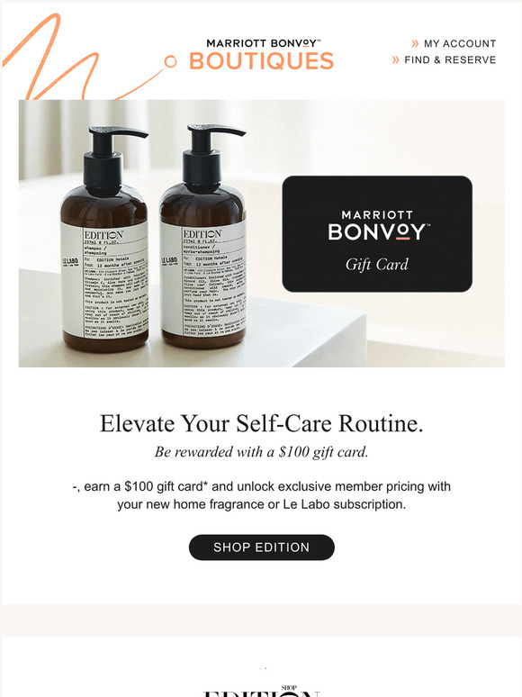 Marriott International UK & Ireland LimitedTime Offer Receive a