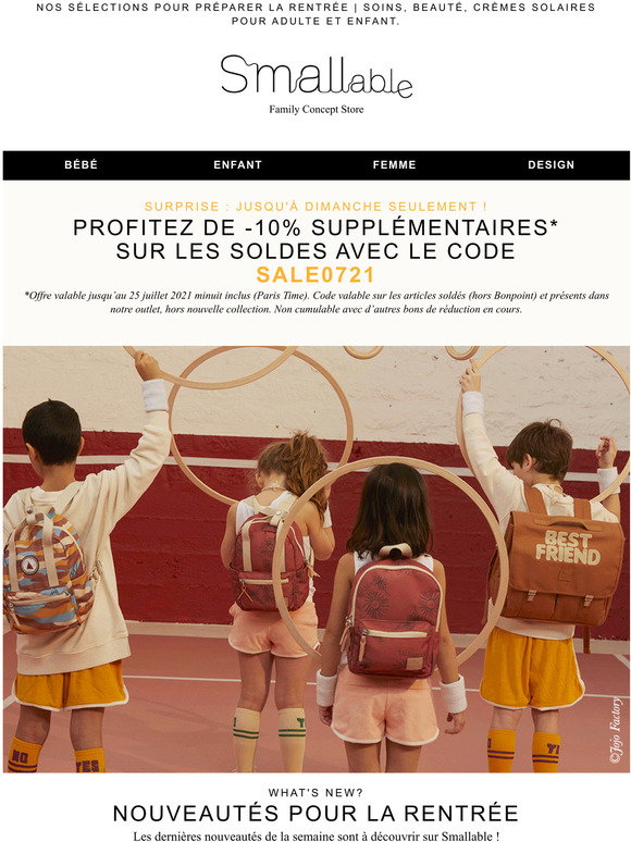 Smallable 10 Supplmentaires Sur Les Soldes Go Milled