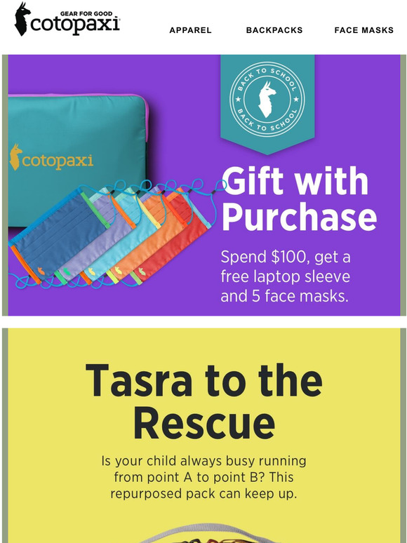 Cotopaxi Their Perfect Back to School Pack Milled