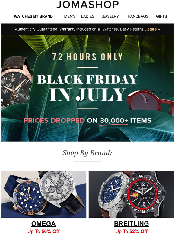 jomashop black friday