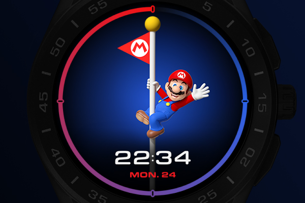 Tag Heuer Mario animated watch face now available on our 2020 TAG