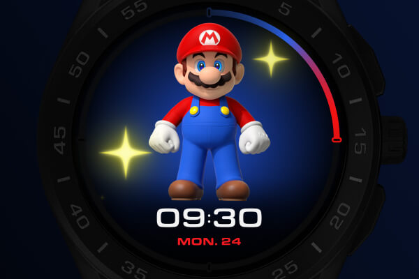 Tag Heuer Mario animated watch face now available on our 2020 TAG