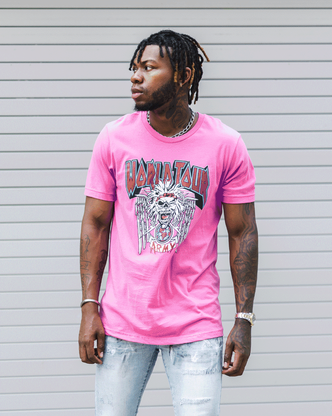 DTLR (Down Town Locker Room) Fresh Supply Mens Graphic Tees Milled