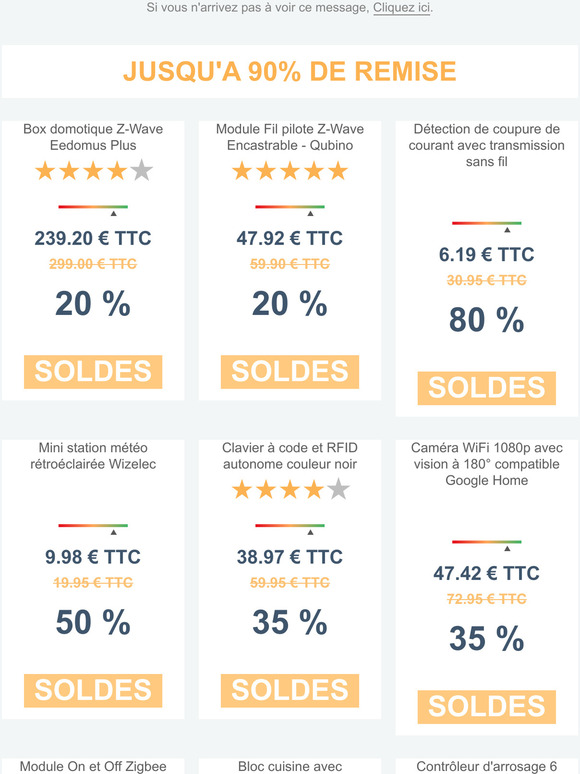 Encore quelques jours pour profiter de remises jusqu' 90%