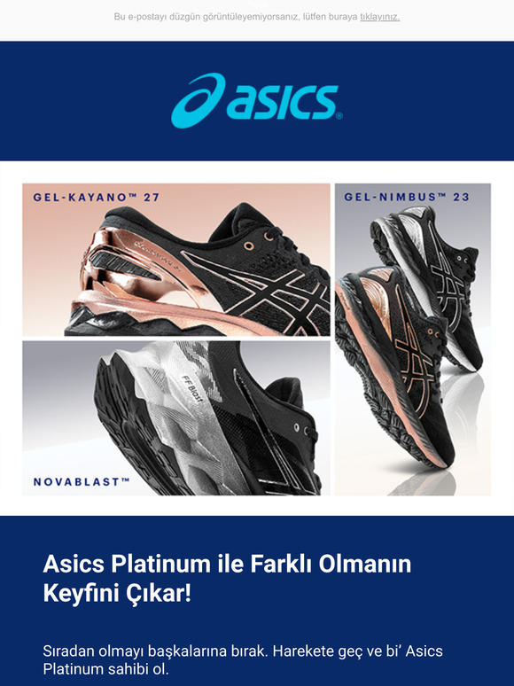 Asics Platinum ile Farkl Olmann Keyfini kar!