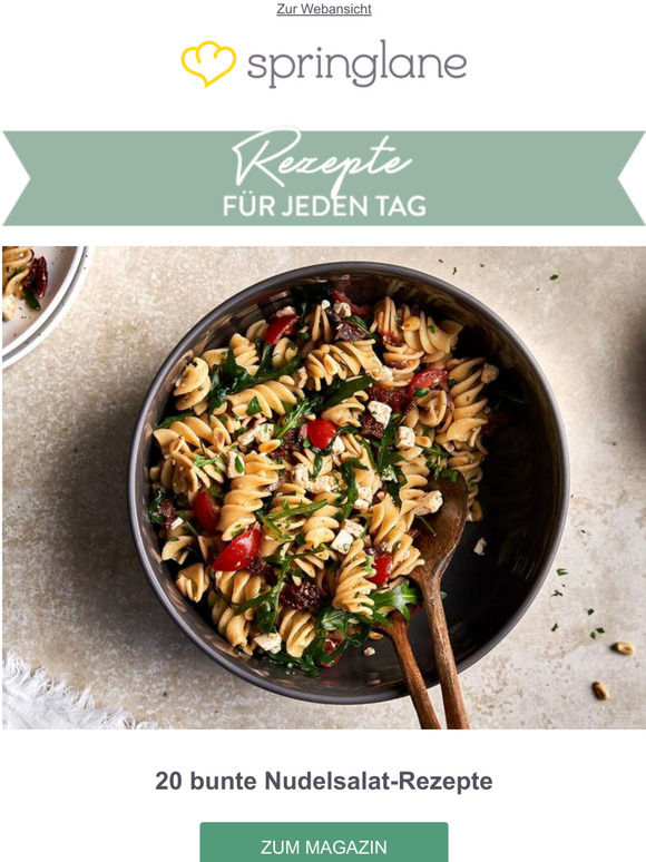 20 bunte Nudelsalat-Rezepte